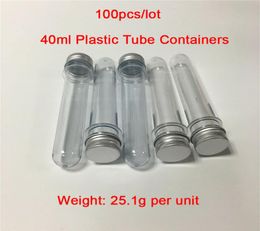 Goedkope 100PieCesslot 40 ml vaper flesjes 55 inch lange aluminium deksels plastic buizen waspotten op wereldwijd3345249