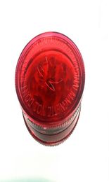 Goedkoop 17 inch rood acryl kruid slijmwerk 3 -delige plastic kruid slijmwerk rook kruid grinders Fress World Wide1864970