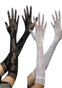 Glants de mariée de longueur de 3 couleurs bon marché à propos des gants de mariage entièrement du coude Gants de mariage blanc et noir gant long 3928492