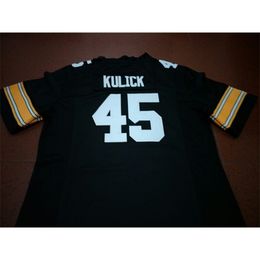Pas cher # 45 Drake Kulick Iowa Hawkeyes Alumni College Jersey S-4XLou personnalisé n'importe quel maillot de nom ou de numéro