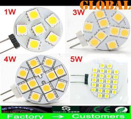 CHARATE 5 Pieces White White G4 LED BOMBAS 5050 SMD 1W 3W 4W 5W 300LM 24 LED CHANDELIER CAR CARRO HOME RV BARCO MARINE ILUMINACIÓN DE PROBABRA 2080523