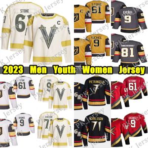 Goedkope 61 Stone 2024 Winter Klassieke hockeytrui 9 Jack Eichel Alex Pietrangelo William Karlsson Jonathan Marchessault Thompson Zach Whitecloud Adin Hill truien