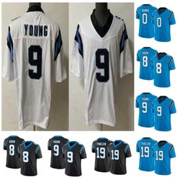 Cheap 8 Jaycee Horn Football Jersey Bryce Young Jeremy Chinn Miles Sanders Adam Thielen Terrace Marshall Jr. Brian Burns Frankie Luvu Brian Burns