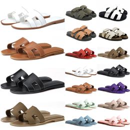ontwerpers sandalen slippers slides dames zwart wit kaki roze bule paarse platte flip flop krokodillenleer slide dames strand sandaal zomer maat 4-10