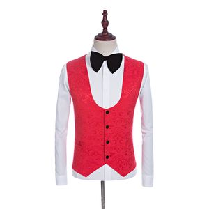 Goedkope en fijne single breasted vesten Britse stijl voor mannen geschikt voor mannen bruiloft / dans / diner beste mannen vest A27