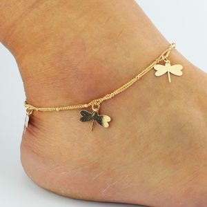 Goedkope blote voeten sandalen voor trouwschoenen Anklet -ketting Hottste gouden teen ring kralen bruid bruidsmeisje voet sieraden