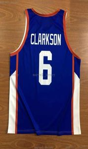 goedkope Clarkson 6 Filippijnen Team Basketball Jerseys Sublimation Custom Name Men Women jeugd XS5XL6669359