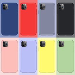 Goedkope Klassieke Vloeibare Siliconen Telefoon Case Voor iPhone 13 12 11 Pro Max Mini X XR XS Max 7 8 6s Plus Shockproof Soft Case