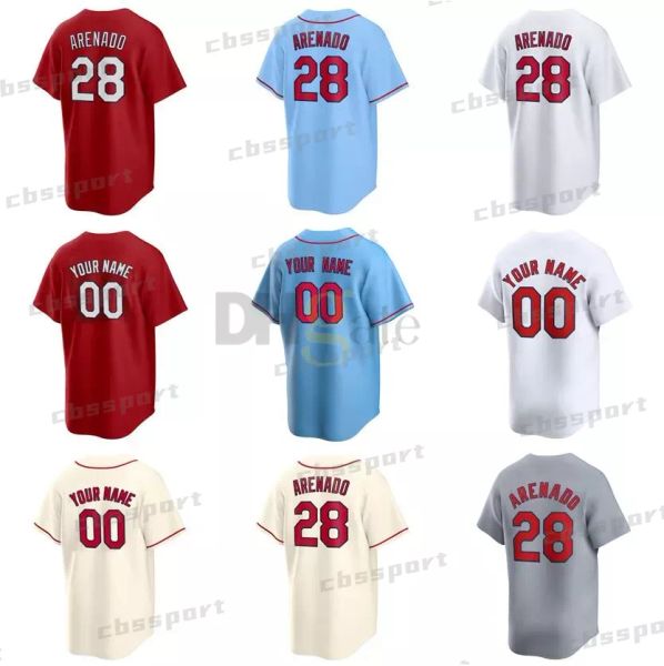 Jerseys de baseball personnalisés bon marché Nolan Arenado Walker Brendan Donovan Home Away Jersey Men Women Youth Youth