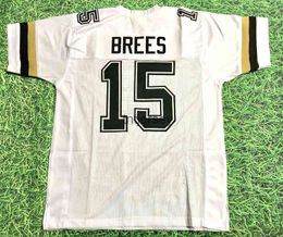 BON MARCHÉ CUSTOM DREW BREES PURDUE CHAUDRONNIERS BLANC JERSEY SAINTS ou personnalisé n'importe quel nom ou numéro de maillot