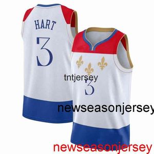 Pas cher Personnalisé Josh Hart # 3 2021 Swingman Jersey Cousu Hommes Femmes Jeunesse XS-6XL Maillots De Basket-ball