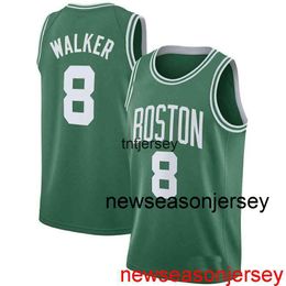 Pas cher personnalisé Kemba Walker # 8 Swingman Jersey cousu hommes femmes jeunesse XS-6XL maillots de basket-ball