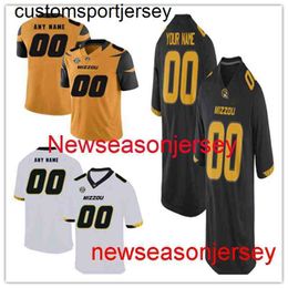 Pas cher personnalisé MISSOURI TIGERS Jersey n'importe quel numéro nom hommes femmes jeunesse NCAA football Jersey XS-5XL 6XL