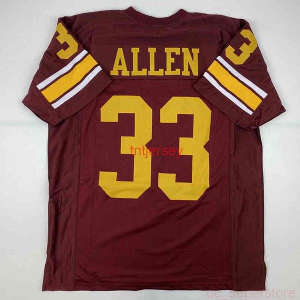 BON MARCHÉ PERSONNALISÉ New MARCUS ALLEN USC Red College Maillot de football cousu AJOUTER N'IMPORTE QUEL NUMÉRO DE NOM