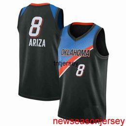 Pas cher personnalisé Trevor Ariza # 8 2020-21 Swingman Jersey Cousu Hommes Femmes Jeunes XS-6XL Basketball Maillots