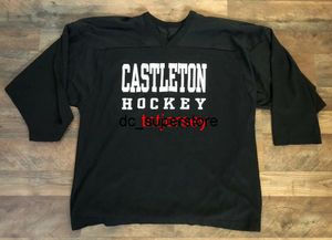 Pas cher personnalisé Vintage Castleton CCM maillot de Hockey point ajouter n'importe quel numéro nom hommes enfant maillots de HOCKEY XS-5XL