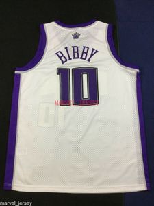 Pas cher personnalisé Vintage Mike Bibby # 10 maillot de basket-ball cousu pour hommes XS-5XL NCAA