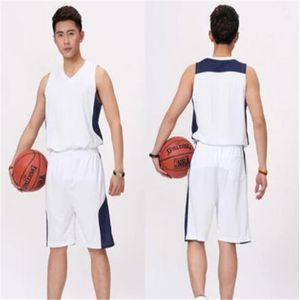 Maillots de basket-ball personnalisés bon marché pour hommes, chemises de sport d'extérieur confortables et respirantes, maillot d'entraînement d'équipe 066