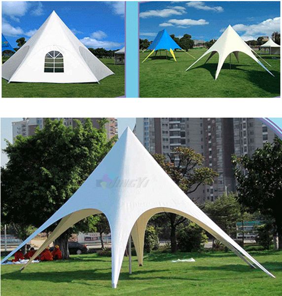 Daimeter – tente étoile blanche 8m bon marché, événement de fête en plein air, tente de mariage en herbe (sans impression)