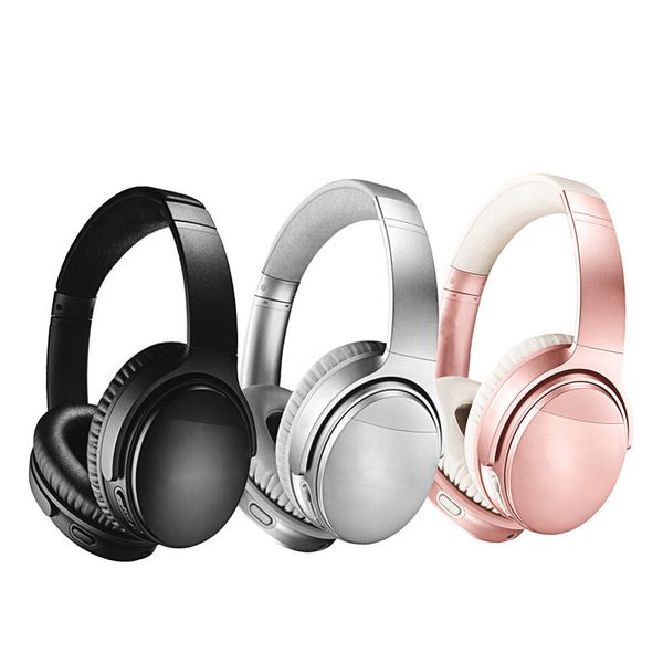 Auriculares baratos Bluetooth QC45 reducción de ruido subwoofer estéreo para teléfonos móviles juego auriculares inalámbricos auriculares para juegos