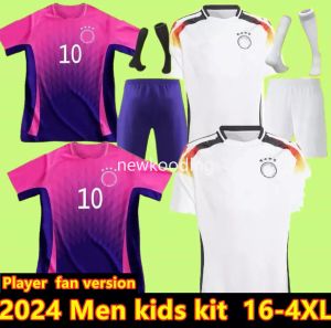 Goedkope Euro 2024 Duitsland Cup voetbalshirts Thuis Uit Heren Kindertenues HUMMELS KROOS GNABRY WERNER DRAXLER REUS MULLER GOTZE voetbalshirt Fans Spelerversie