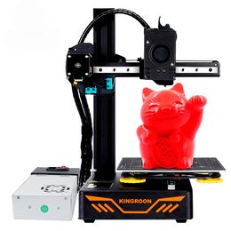 1 3D goedkope FDM 3D Printer Kit Printer 3D High Precision Portable Printer 180x180x180mm 1,75 mm PLA Support Korea 3D -afdrukken