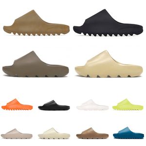 2024 Zapatillas de diseñador Hombres Mujeres Sandalias Slide Salt Vermillion Mineral Blue Onyx Pure Slipper Zapatos Ocre Hueso Resina Zueco Desierto Ararat Diapositivas de lujo