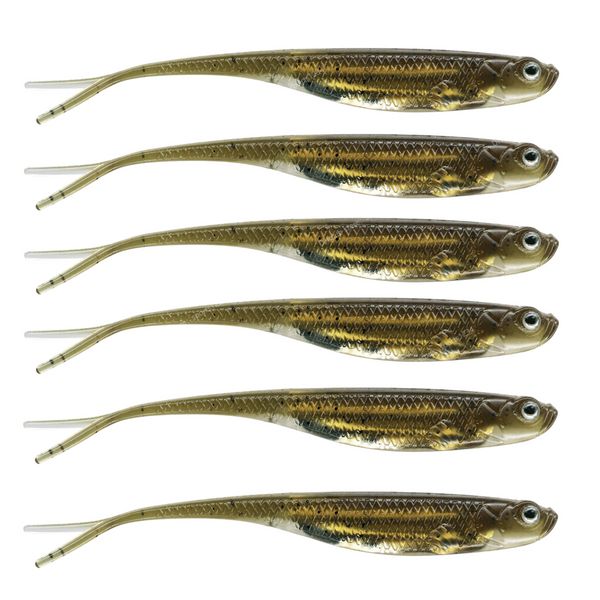 6 unids/lote cebo suave Jerk 7,5 cm 1,8g Jerk Shad suave Swimbait silicona suave señuelo gusano para pesca de carpa Señuelos de pesca