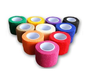 Goedkope gripafdekking Wegwerp wegwerp Tattoo Cohesive Elastisch Bandage Tattoo Handgreep Wrap Finger Pols Protection Tattoo Accesories 25mm1292381