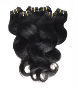 Cheveux bon marché 20bundleslot 100 cheveux brésiliens vierges tissage de cheveux humains ondulés vague de corps couleur naturelle Extensions de cheveux entier 52929961178202