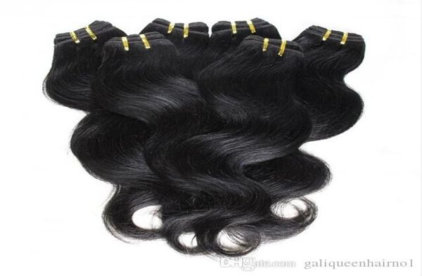 Cheveux bon marché 20bundleslot 100 cheveux brésiliens vierges tissage de cheveux humains ondulés vague de corps couleur naturelle Extensions de cheveux entier 6026349