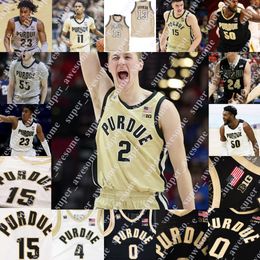 NCAA Purdue Boilermakers basketbalshirt Zach Edey Braden Smith Caleb Furst Fletcher Loyer Mason Gillis Ethan Morton Will Berg Trey Kaufman-Renn Lance Jones