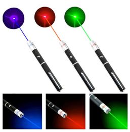 Stylo laser pas cher violet rouge vert 5 mW 405nm faisceau de stylo pointeur laser pour montage SOS chasse de nuit enseignement cadeau de Noël Opp Package9579452