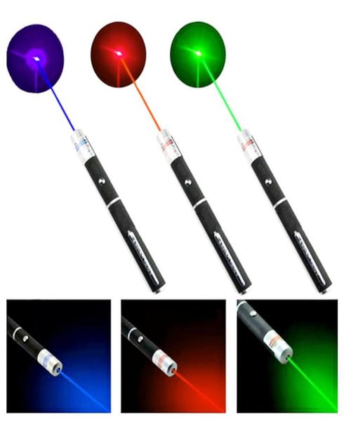 Pauvre laser pas cher violet vert rouge 5mw 405 nm Pouin de stylo de pointeur laser pour le montage SOS Night Hunting Teaching Osmas Gift Opp Package3991716