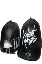 Chapeaux Snapback en cuir en cuir de Last Kings pas cher blanc Lastking LK Designer Brand Mens Women Baseball Caps Hiphop Street Caps 1999977