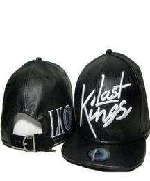 Last Rey Kings Cuero Snapback sombreros Blancos White LK LK Marca Mens Baseball Caps Hiphop Street Caps 5659953