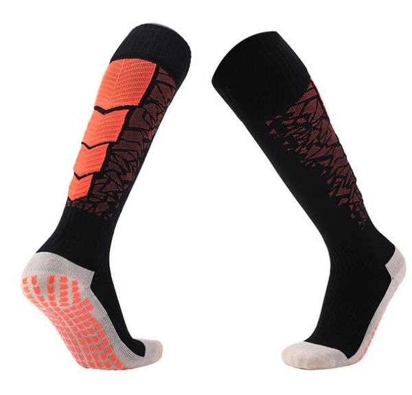 Chaussettes de football pour hommes bon marché Chaussettes de football antidérapantes et résistantes à l'usure amortissant le bas de la serviette chaussettes de distribution confortable protection des jambes long tube