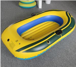 Mini bateau gonflable simple bon marché 192x114cm inclus 2 pagaies et 1 pompe et kits de réparation bateaux de pêche radeau jouets pour enfants