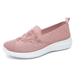Mom Mom Mom Mesh Treater Sneakers Femmes Brestable Mary Janes Chaussures non glissées Mamèles Office décontractées Chaussures Ballet