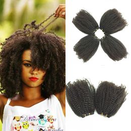 Goedkope Mongolian Kinky Curly Hair Weave Bundles, Afro Mongoolse Kinky Krullend Maagd Haar Inslag Extensions, 8-26 '' Afro Krullend Menselijk Haar