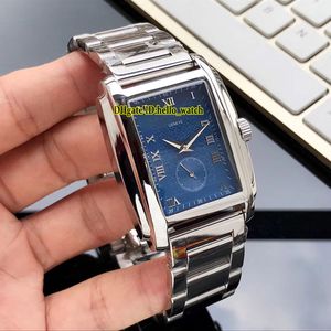 Barato Nuevo Gondolo 5124G-011 5124 Números romanos azules Dial Reloj automático para hombre Pulsera de acero inoxidable Relojes de alta calidad Hello_watch