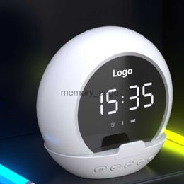 Goedkope Nachtlampje Penstandaard met luidspreker LED-achtergrondverlichting Slimme bureaulamp Google Smart Music Computer Speaker Draadloos Multi Nieuw HKD230825