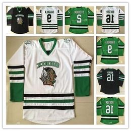 Maillots de hockey bon marché du Dakota du Nord Fighting Sioux College 2 STECHER 9 CAGGIULA 16 Brock Boeser 33 Cam Johnson Tous les uniformes cousus Fash 90