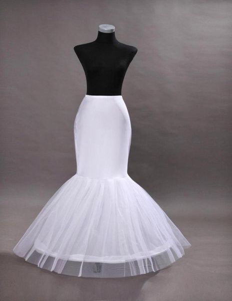 Jupons de sirène à volants bon marché, Crinoline de mariée pour robes de bal de mariage, accessoires de mariage CPA2016129526