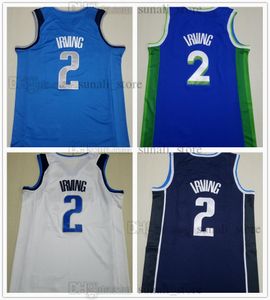 2 Kyrie Baloncesto Irving Jerseys Cosido Hombres 100% Bordado