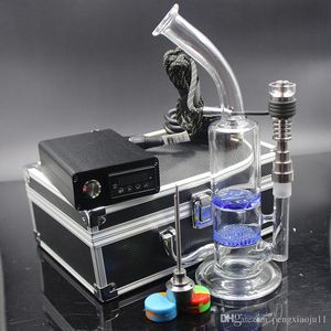 Goedkoop draagbare Dnail Quartz Rig Oil Wax PID TC Box met Ti Titanium Nail Spoil verwarming Siliconen Jar Bong