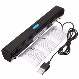 Goedkope Draagbare USB Mini Speaker Muziekspeler Wired Soundbox met Amplifier Luidspreker Computer Desktop PC Laptop Notebook