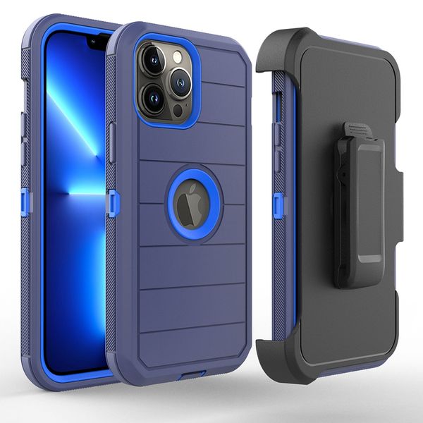 étuis clip defender pour iPhone 14 13 12 11 Pro Max XR XS Max 6 7 8 plus samsung a12 a32 a13 a33 a53 S22 ultra améliorer les concepteurs de bandes d'épaisseur de tpu