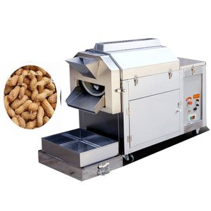 Rôtissoire commerciale en acier inoxydable, prix bon marché, petite machine à rôtir les noix de cajou et les cacahuètes