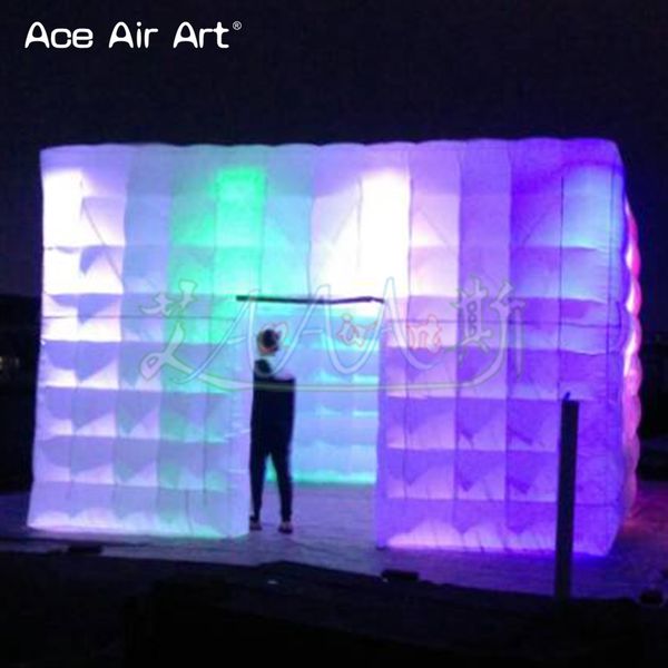Tente gonflable de cube de haute qualité et de bon prix porte à porte pour l'événement de partie ou la publicité en vente